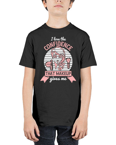 I love the confidence that makeup gives me Style 207# - beauty - fashion - Youth Tee Unisex