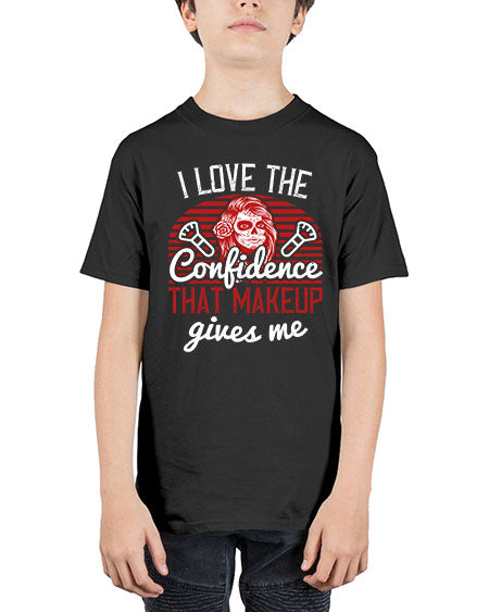 I love the confidence that makeup gives me Style 208# - beauty - fashion - Youth Tee Unisex