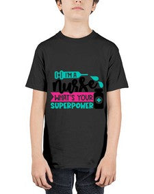 Im A Nurse Whats Your Superpower Style Style 961# - nurse - Youth Tee Unisex