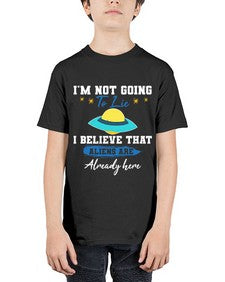 Im not going to lie i believe aliens are here 27# - ufo - Youth Tee Unisex