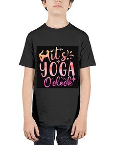 It s yoga O clock  345# - yoga - Youth Tee Unisex