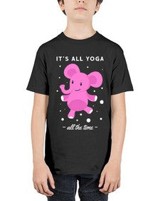 Its All Yoga All the Time 347# - yoga - Youth Tee Unisex