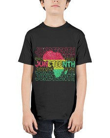 Juneteenth Fist Black History 1865 Png 13# - black juneteenth - Youth Tee Unisex