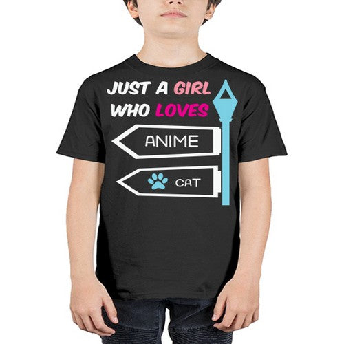 Just A Girl Who Loves Anime 264# - anime - Youth Tee Unisex