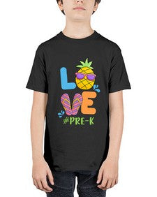 LOVE PreK Summer Pineapple 525# - prek headstart - Youth Tee Unisex