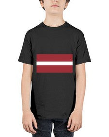 Latvia 1117# - world flags - Youth Tee Unisex