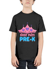 Little Miss PreK 485# - prek headstart - Youth Tee Unisex
