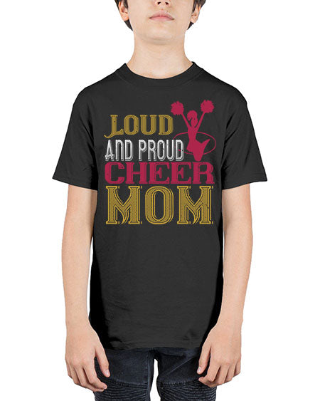 Loud proud cheer mom 764# - cheer - Youth Tee Unisex