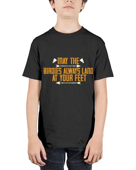 May the birdies always land at your feet 1963# - badminton - Youth Tee Unisex