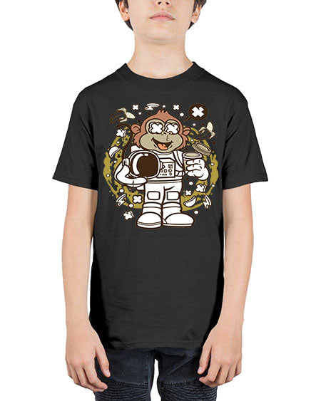 Monkey Astronaut - monkey - Youth Tee Unisex
