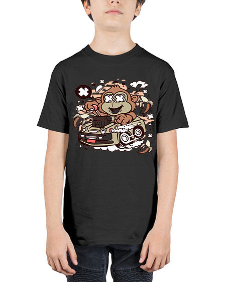 Monkey Hotrod - monkey - Youth Tee Unisex