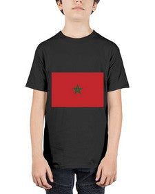 Morocco 1351# - world flags - Youth Tee Unisex