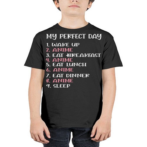 My Perfect Day Funny Kawaii Anime 269# - anime - Youth Tee Unisex