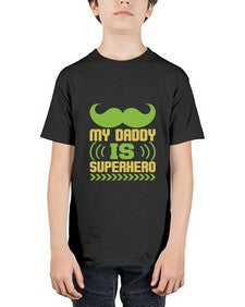 My daddy is superhero 193# - cartoon super hero - Youth Tee Unisex