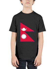 Nepal 1430# - world flags - Youth Tee Unisex