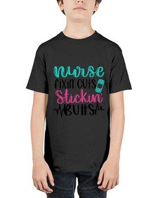 Nurse Fixin Cuts Stickin Style Style 1153# - nurse - Youth Tee Unisex