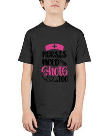 Nurses Need Shots Too Style Style 1252# - nurse - Youth Tee Unisex