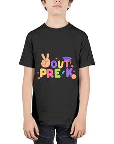 Peace Out PreK Peace Hand 638# - prek headstart - Youth Tee Unisex