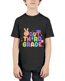 Peace Out third Grade Peace 648# - third grade - Youth Tee Unisex