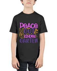 Peace out kinder garten 634# - prek headstart - Youth Tee Unisex