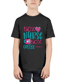 Percent Nurse Percent Coffee Style 1306# - nurse - Youth Tee Unisex