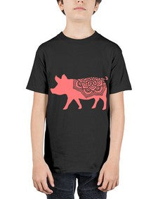 PigMandala 985# - mandala - Youth Tee Unisex
