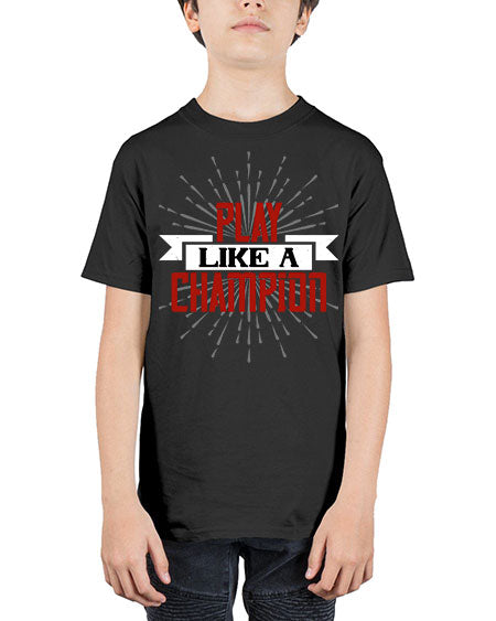 Play like a champion 1942# - badminton - Youth Tee Unisex