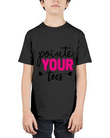 Pointe your toes 176# - ballet - Youth Tee Unisex