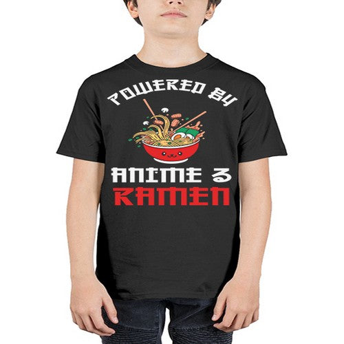 Powered by Anime amp Ramen 275# - anime - Youth Tee Unisex