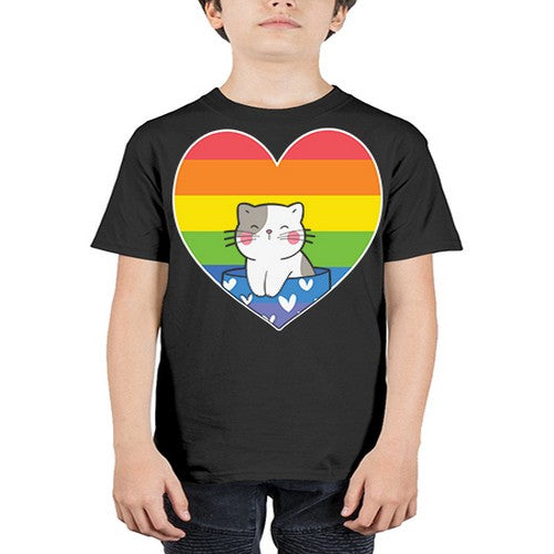 Pride Cat LGBT Kawaii Cats Anime 276# - anime - Youth Tee Unisex