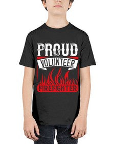 Proud Volunteer Firefighter Style 35# - volunteer - Youth Tee Unisex