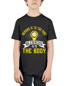 Reading Is To The Mind As Exercise Is To The Body Style 25# - motivation - Youth Tee Unisex