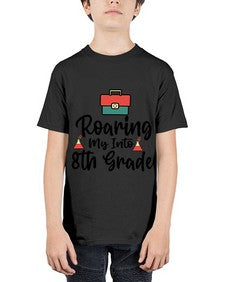Roaring My Into eighth Grade 757# - eighth grade - Youth Tee Unisex