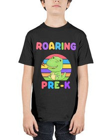 Roaring to PreK Trex 771# - prek headstart - Youth Tee Unisex