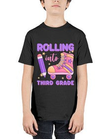 Rolling into third Grade 790# - third grade - Youth Tee Unisex