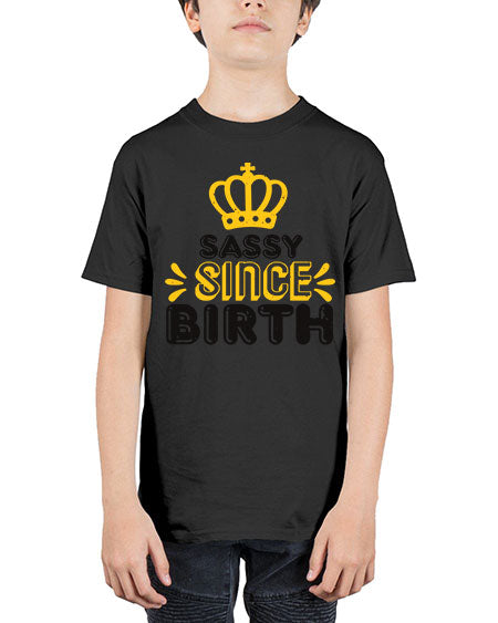 Saddy since birth Style 198# - baby shower - Youth Tee Unisex