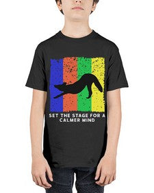 Set the Stage 515# - yoga - Youth Tee Unisex