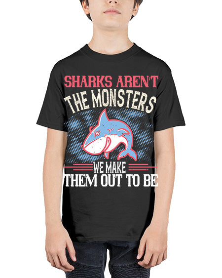 Sharks aren’t the monsters we make them out to be Style 24# - shark-fish - Youth Tee Unisex