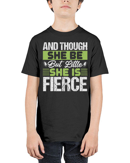 She is little but fierce Style 203# - baby - Youth Tee Unisex