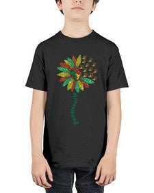 Sunflower Fist Juneteenth Black History 24# - black juneteenth - Youth Tee Unisex