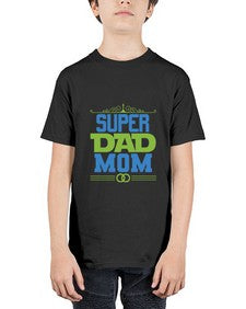 Super dad mom 241# - cartoon super hero - Youth Tee Unisex