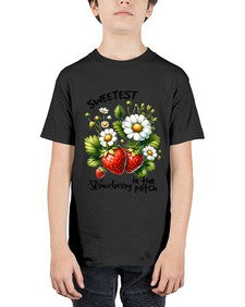 Sweetest Strawberry In The Patch 1598# - strawberry - Youth Tee Unisex