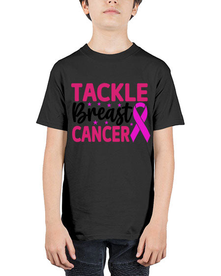 Tackle Breast Cancer 5# - breast cancer - Youth Tee Unisex