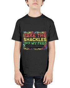 Take The Shackles Off My Feet Juneteenth 34# - black juneteenth - Youth Tee Unisex