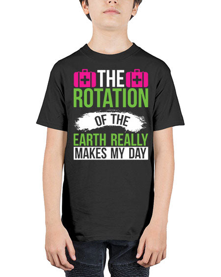 The Rotation Of The Earth Really Makes My Day 7# - nature - Youth Tee Unisex