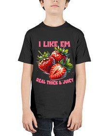 Thick and Juicy Strawberry Festival 1636# - strawberry - Youth Tee Unisex