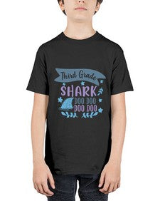 Third grade shark doo doo doo doo 973# - third grade - Youth Tee Unisex