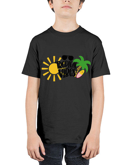 Tropical Vibes Style 9# - summer - Youth Tee Unisex