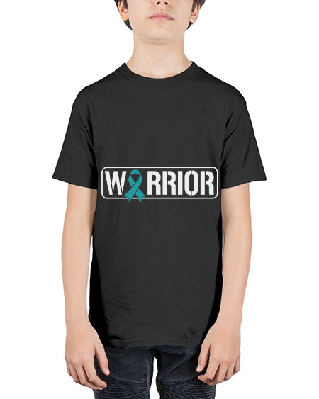 Warrior PTSD Awareness Teal Military 2# - PTSD - Youth Tee Unisex