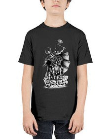 Warrior Skull Files 1208# - skull and bones - Youth Tee Unisex